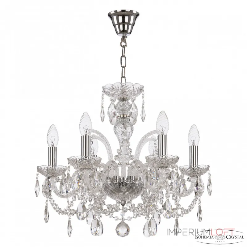 Подвесная люстра Bohemia Ivele Crystal 105 105/6/165 Ni