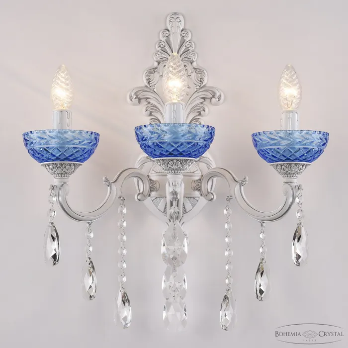 Бра Bohemia Ivele Crystal AL7801 AL7801B15/3/175 B WMN P Aquamarine/M-1F от ImperiumLoft