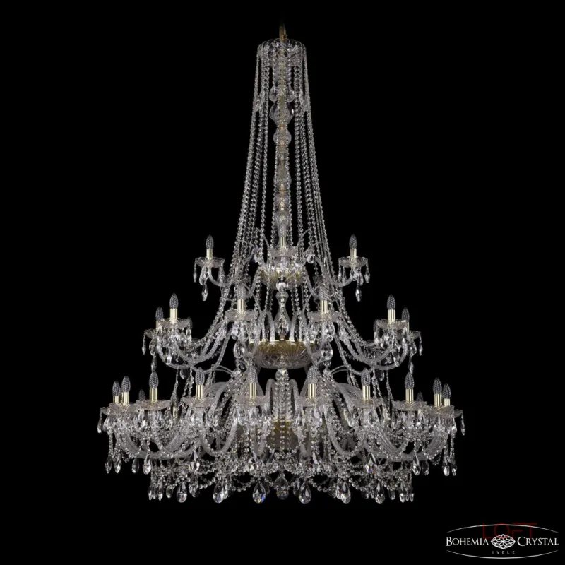 Подвесная люстра Bohemia Ivele Crystal 1411 1411/20+10+5/530/h-202/3d G Подвесная люстра Bohemia Ivele Crystal 1411 1411/20+10+5/530/h-202/3d G