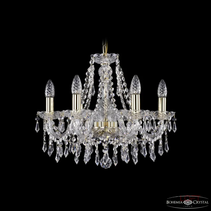 Подвесная люстра Bohemia Ivele Crystal 1403 1403/6/160 G Подвесная люстра Bohemia Ivele Crystal 1403 1403/6/160 G