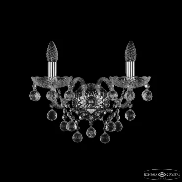 Бра Bohemia Ivele Crystal 1409 1409B/2/160/XL Ni Бра Bohemia Ivele Crystal 1409 1409B/2/160/XL Ni