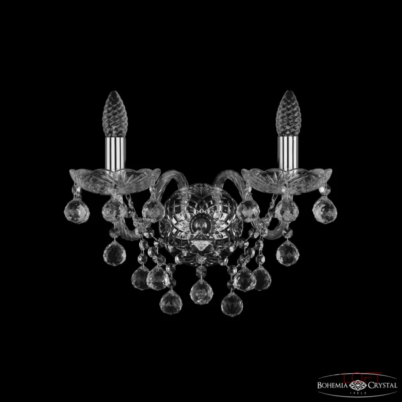 Бра Bohemia Ivele Crystal 1409 1409B/2/160/XL Ni Бра Bohemia Ivele Crystal 1409 1409B/2/160/XL Ni
