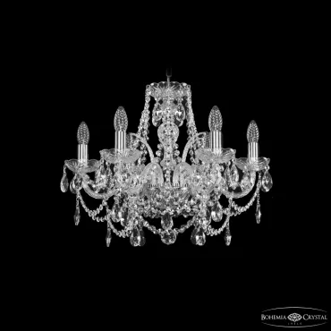 Подвесная люстра Bohemia Ivele Crystal 1411 1411/6/195 Ni Подвесная люстра Bohemia Ivele Crystal 1411 1411/6/195 Ni