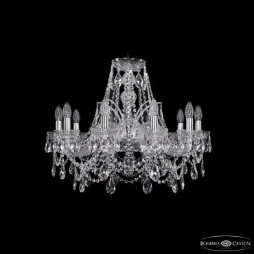 Подвесная люстра Bohemia Ivele Crystal 1411 1411/10/240 Ni Подвесная люстра Bohemia Ivele Crystal 1411 1411/10/240 Ni