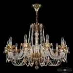 Подвесная люстра Bohemia Ivele Crystal 5402 5402/10/300 G Amber/M-1H K721