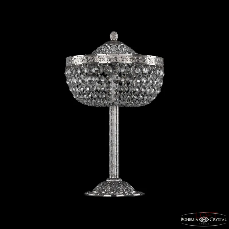 Настольная лампа Bohemia Ivele Crystal 1911 19111L6/25IV Ni Настольная лампа Bohemia Ivele Crystal 1911 19111L6/25IV Ni