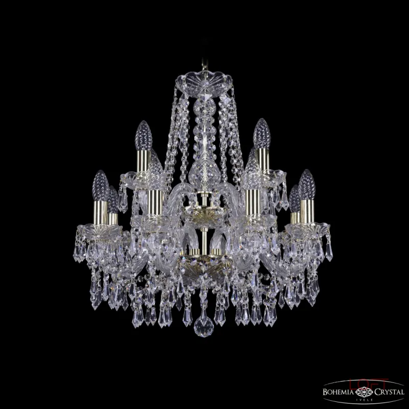 Подвесная люстра Bohemia Ivele Crystal 1403 1403/8+4/160/2d G