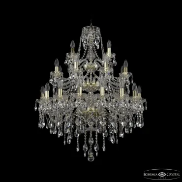 Подвесная люстра Bohemia Ivele Crystal 1415 1415/16+8+4/300/3d G