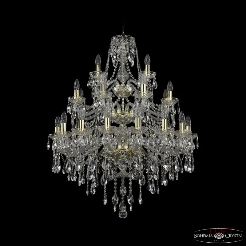 Подвесная люстра Bohemia Ivele Crystal 1415 1415/16+8+4/300/3d G