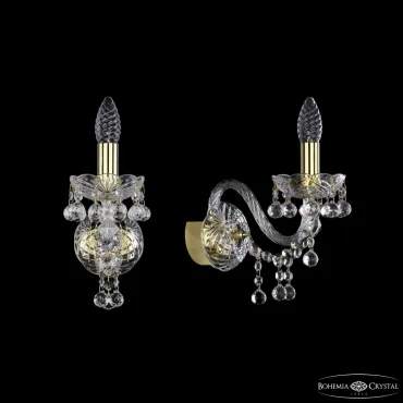 Бра Bohemia Ivele Crystal 1409 1409B/1/160 G Бра Bohemia Ivele Crystal 1409 1409B/1/160 G