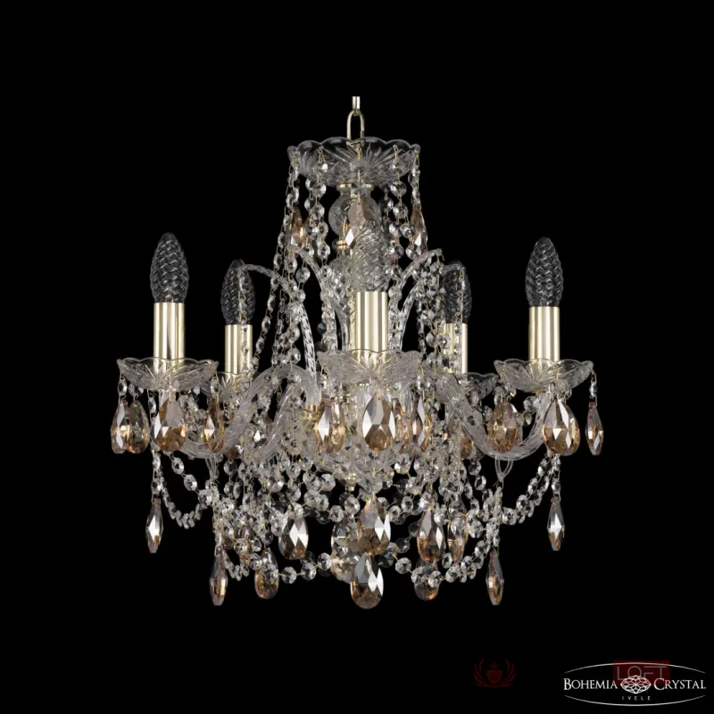 Люстра Bohemia Ivele Crystal 1411 1411/5/141 G K721 от ImperiumLoft