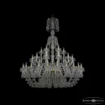 Подвесная люстра Bohemia Ivele Crystal 1409 1409/24+12+6/530/XL-169 G