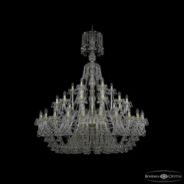 Подвесная люстра Bohemia Ivele Crystal 1409 1409/24+12+6/530/XL-169 G