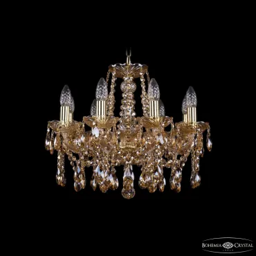 Подвесная люстра Bohemia Ivele Crystal 1413 1413/8/165 G M721
