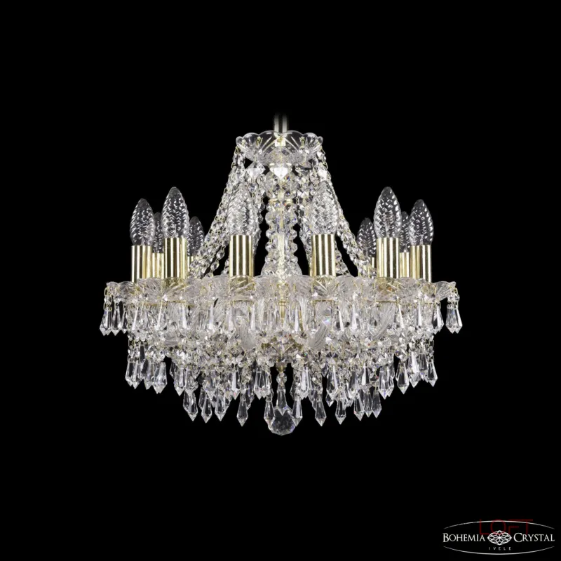 Подвесная люстра Bohemia Ivele Crystal 1403 1403/12/141 G