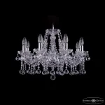 Люстра Bohemia Ivele Crystal 1413 1413/8/200 Ni Balls от ImperiumLoft