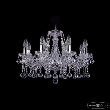 Люстра Bohemia Ivele Crystal 1413 1413/8/200 Ni Balls