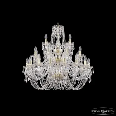Подвесная люстра Bohemia Ivele Crystal 1402 1402/16+8+4/300/3d G