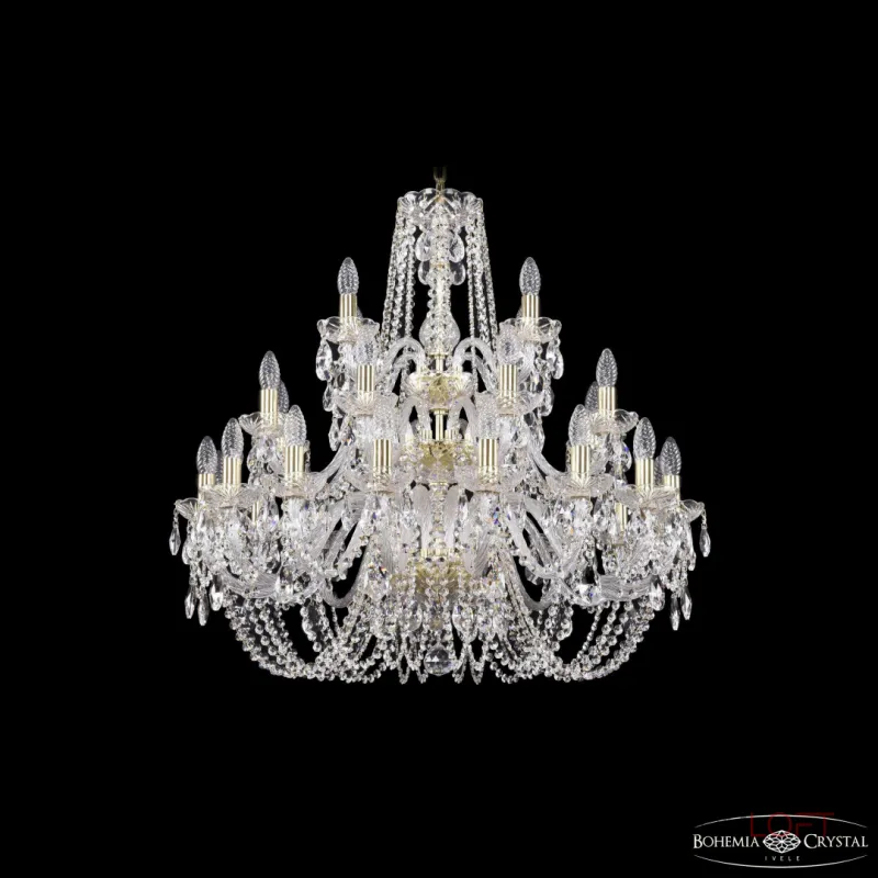 Подвесная люстра Bohemia Ivele Crystal 1402 1402/16+8+4/300/3d G