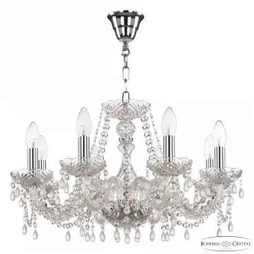 Подвесная люстра Bohemia Ivele Crystal 112 112/8/195 Ni V0300 Подвесная люстра Bohemia Ivele Crystal 112 112/8/195 Ni V0300