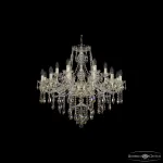 Подвесная люстра Bohemia Ivele Crystal 1415 1415/12+6/300 G K801