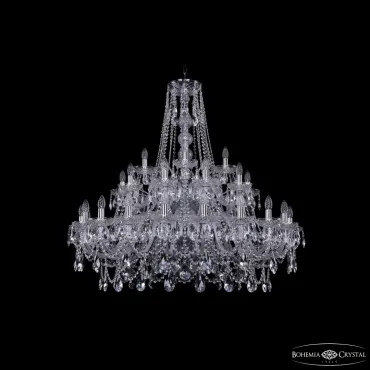 Подвесная люстра Bohemia Ivele Crystal 1411 1411/20+10+5/400/2d Ni Подвесная люстра Bohemia Ivele Crystal 1411 1411/20+10+5/400/2d Ni