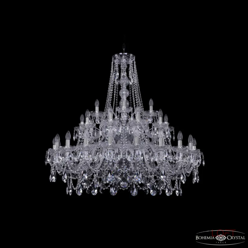 Подвесная люстра Bohemia Ivele Crystal 1411 1411/20+10+5/400/2d Ni Подвесная люстра Bohemia Ivele Crystal 1411 1411/20+10+5/400/2d Ni