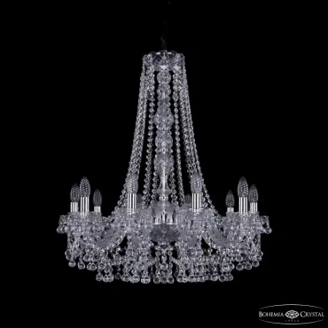 Подвесная люстра Bohemia Ivele Crystal 1409 1409/10/240/h-76 Ni