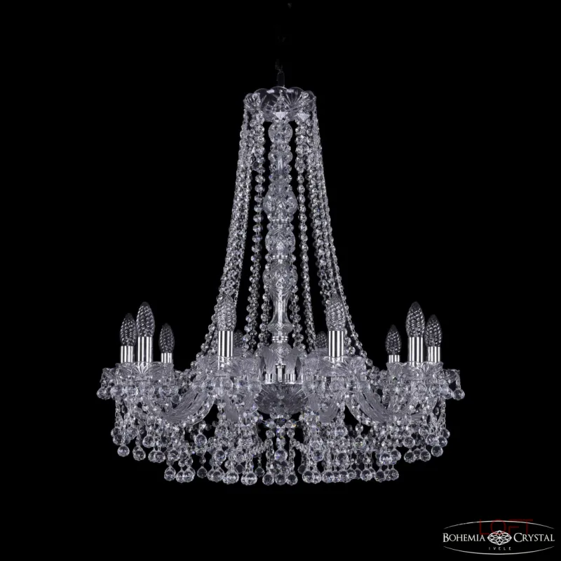 Подвесная люстра Bohemia Ivele Crystal 1409 1409/10/240/h-76 Ni