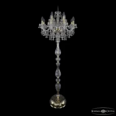 Торшер Bohemia Ivele Crystal 1409 1409T1/8+4/195-165 G