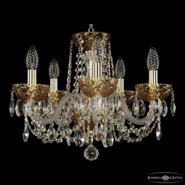 Подвесная люстра Bohemia Ivele Crystal 5402 5402/5/141 G Amber/M-1F Подвесная люстра Bohemia Ivele Crystal 5402 5402/5/141 G Amber/M-1F