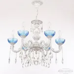 Подвесная люстра Bohemia Ivele Crystal AL7901 AL79101/6/175 A WMN P Aquamarine/M-1H
