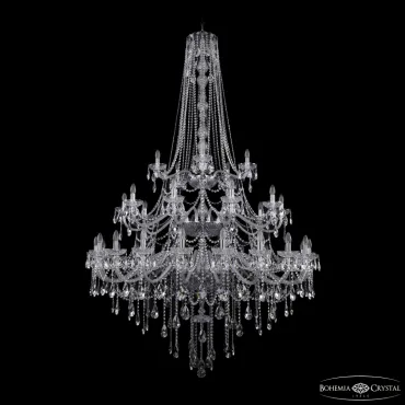 Подвесная люстра Bohemia Ivele Crystal 1415 1415/20+10+5/530/h-231/3d Ni