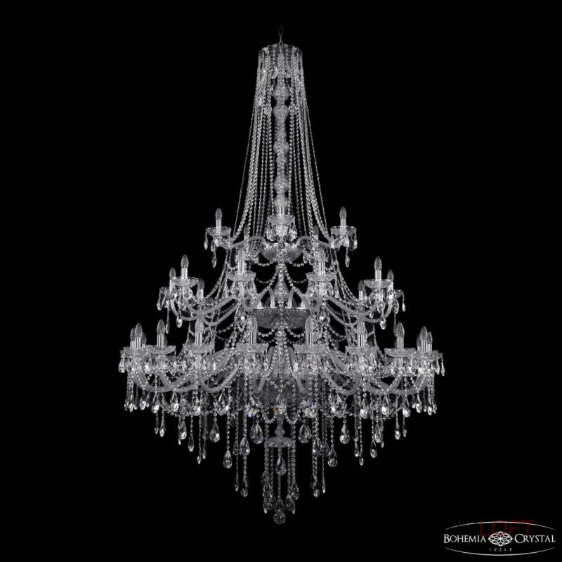 Подвесная люстра Bohemia Ivele Crystal 1415 1415/20+10+5/530/h-231/3d Ni