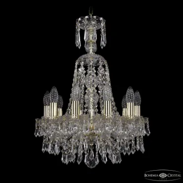 Подвесная люстра Bohemia Ivele Crystal 1403 1403/10/141/XL-61 G