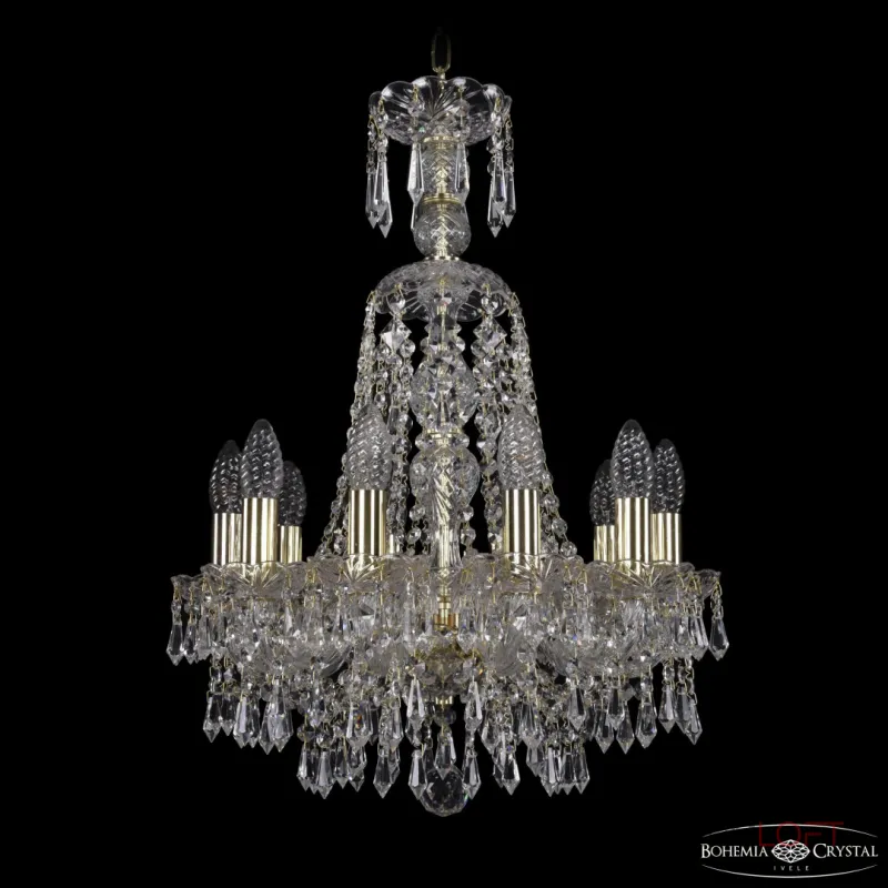 Подвесная люстра Bohemia Ivele Crystal 1403 1403/10/141/XL-61 G