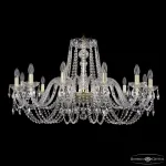 Подвесная люстра Bohemia Ivele Crystal 1402 1402/12/360 G