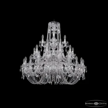 Подвесная люстра Bohemia Ivele Crystal 1402 1402/20+10+5/360/3d Ni