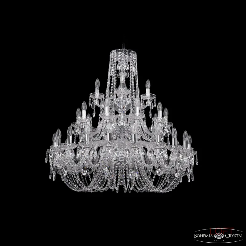 Подвесная люстра Bohemia Ivele Crystal 1402 1402/20+10+5/360/3d Ni