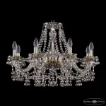 Подвесная люстра Bohemia Ivele Crystal 1409 1409/8/240 G M801