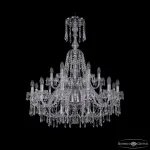 Подвесная люстра Bohemia Ivele Crystal 1403 1403/12+6/300/XL-100/2d Ni