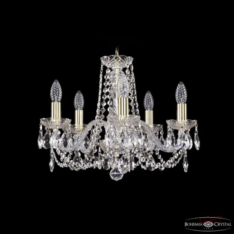 Подвесная люстра Bohemia Ivele Crystal 1402 1402/5/160 G
