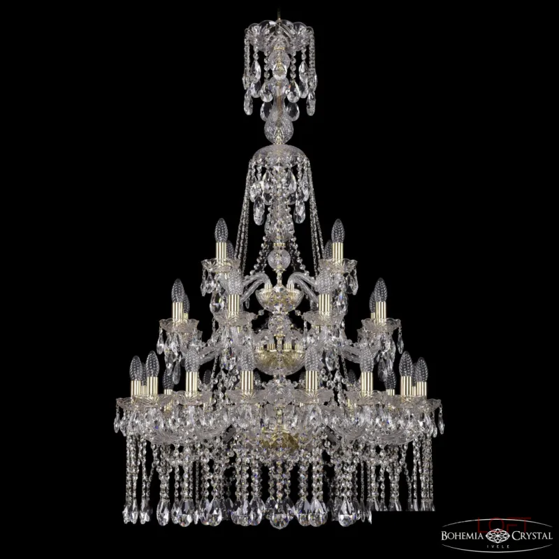 Подвесная люстра Bohemia Ivele Crystal 1413 1413/16+8+4/300/XL-134/3d G Подвесная люстра Bohemia Ivele Crystal 1413 1413/16+8+4/300/XL-134/3d G