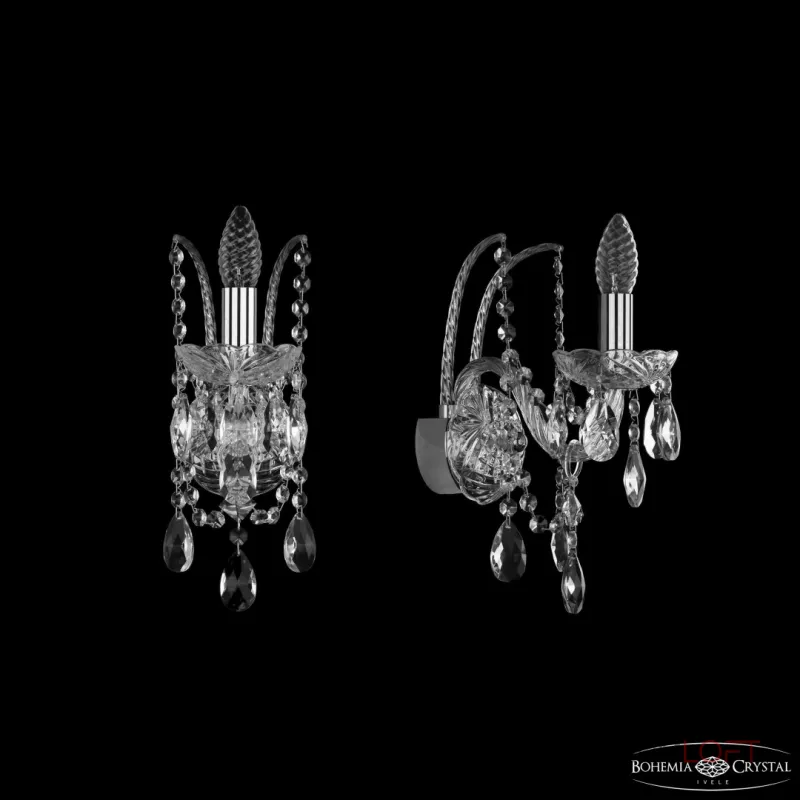 Бра Bohemia Ivele Crystal 1411 1411B/1/141 Ni