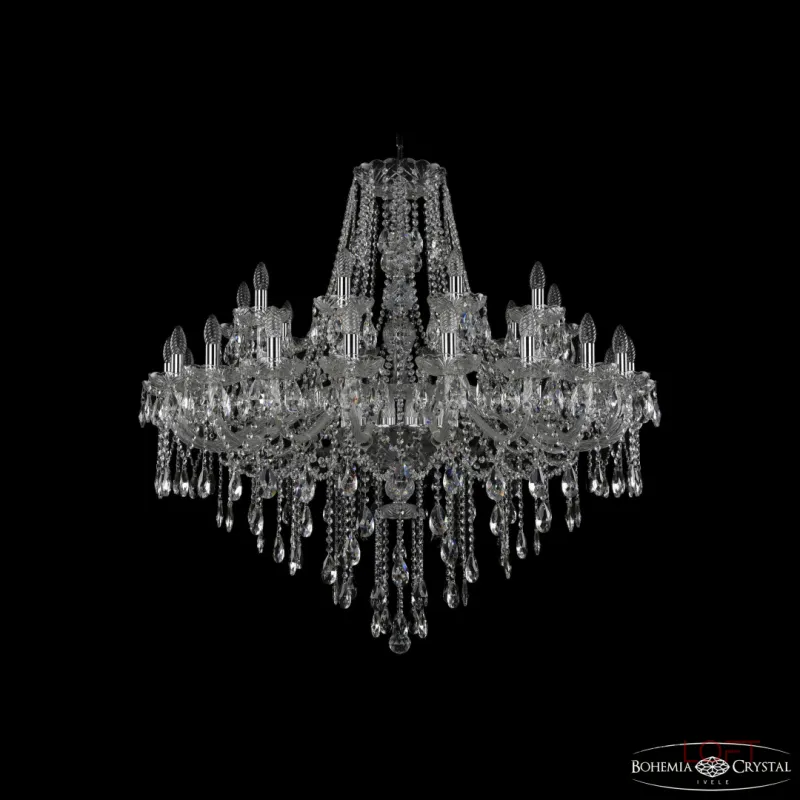 Подвесная люстра Bohemia Ivele Crystal 1415 1415/20+10/400 Ni Подвесная люстра Bohemia Ivele Crystal 1415 1415/20+10/400 Ni