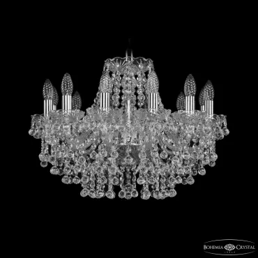 Подвесная люстра Bohemia Ivele Crystal 1409 1409/12/195 Ni Подвесная люстра Bohemia Ivele Crystal 1409 1409/12/195 Ni