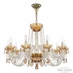 Подвесная люстра Bohemia Ivele Crystal 5402 5402/10/300 G Amber/M-1H K721