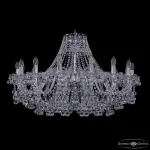 Подвесная люстра Bohemia Ivele Crystal 1409 1409/16/360 Ni