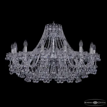 Подвесная люстра Bohemia Ivele Crystal 1409 1409/16/360 Ni