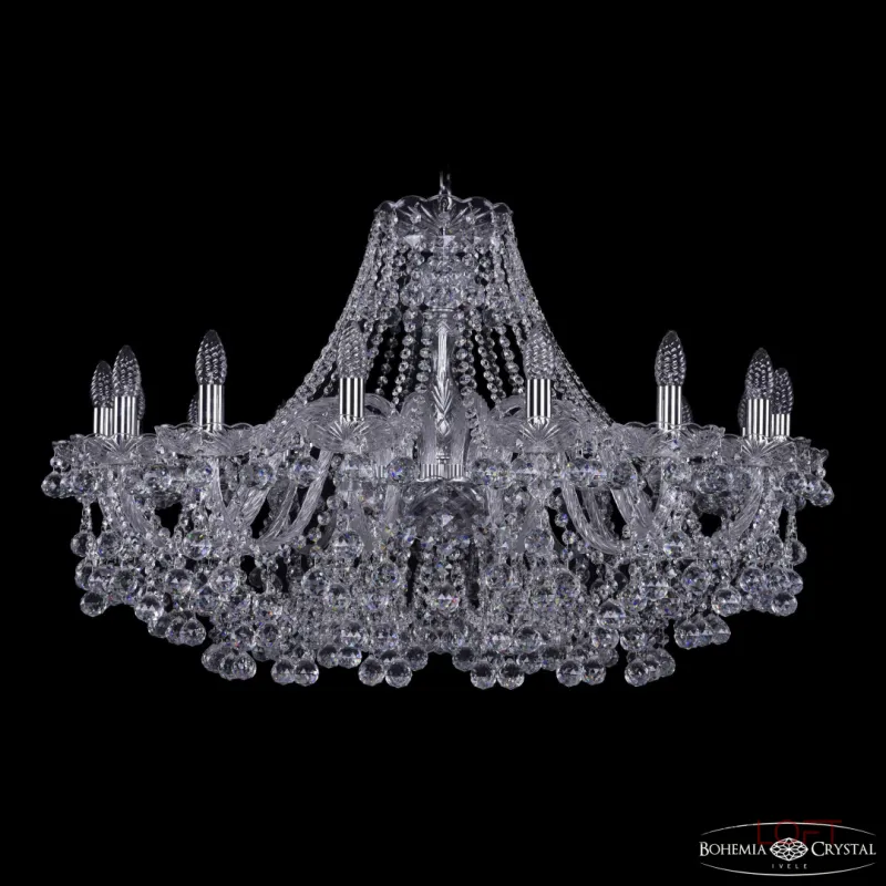 Подвесная люстра Bohemia Ivele Crystal 1409 1409/16/360 Ni
